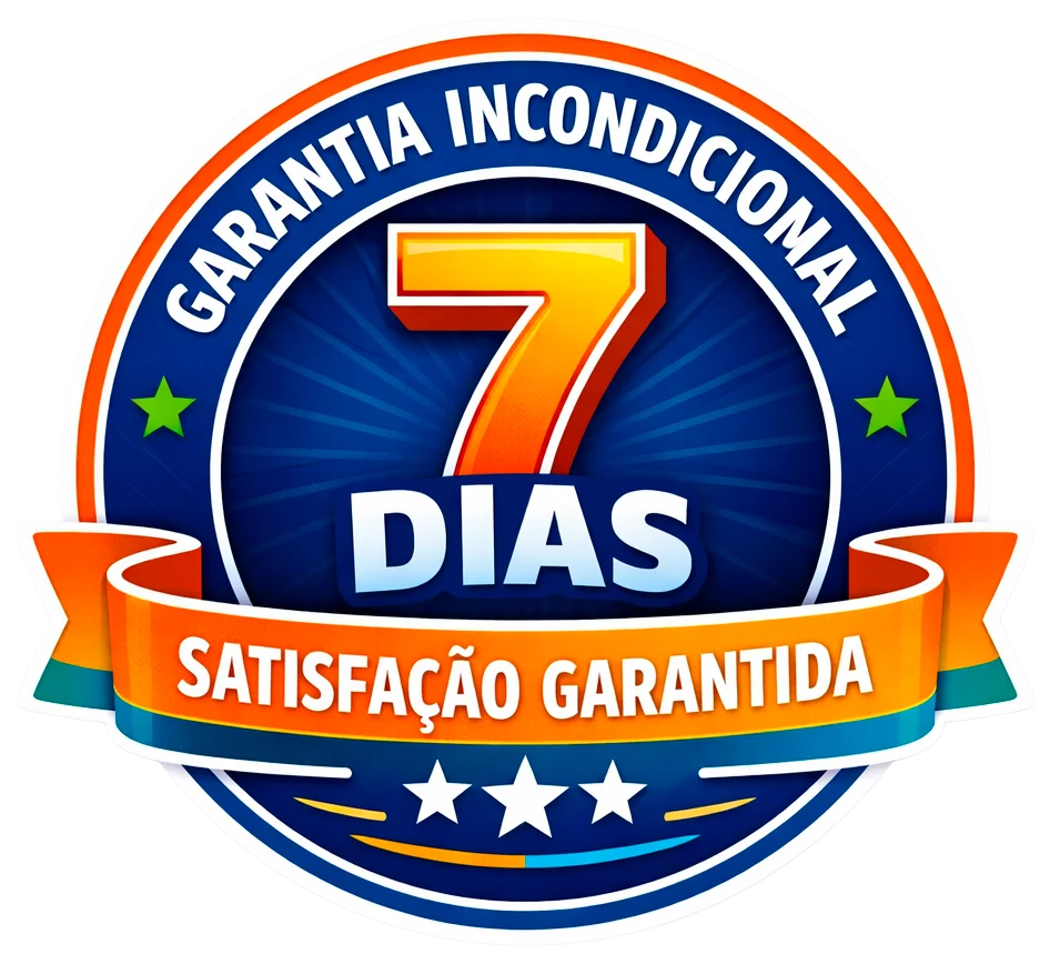 Selo de garantia incondicional de 7 dias
