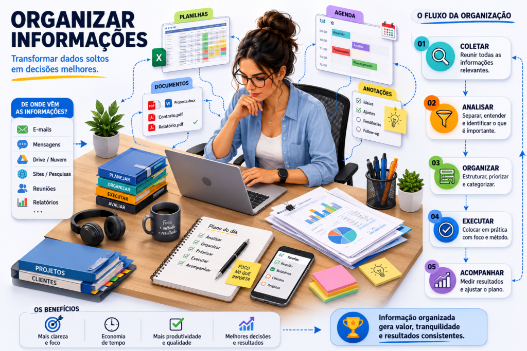 Infográfico criado com direção visual