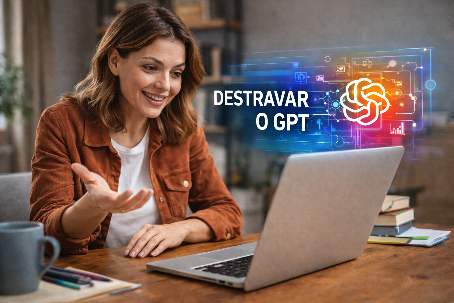 Pessoa aprendendo a destravar o GPT
