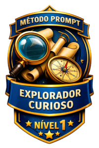 Selo Nível 1 - Explorador Curioso